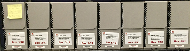 Storage boxes of X4736.2008 donation